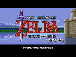 The Legend of Zelda - Tower of The Triforce Demo Title Screen